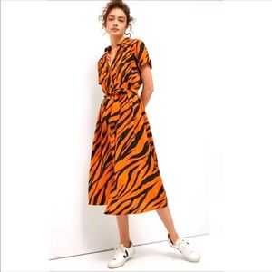 Maeve Anthropologie Tereza Tiger dress sz xsmall